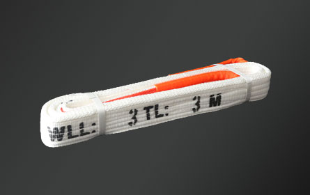 成華白色扁平吊裝帶3T